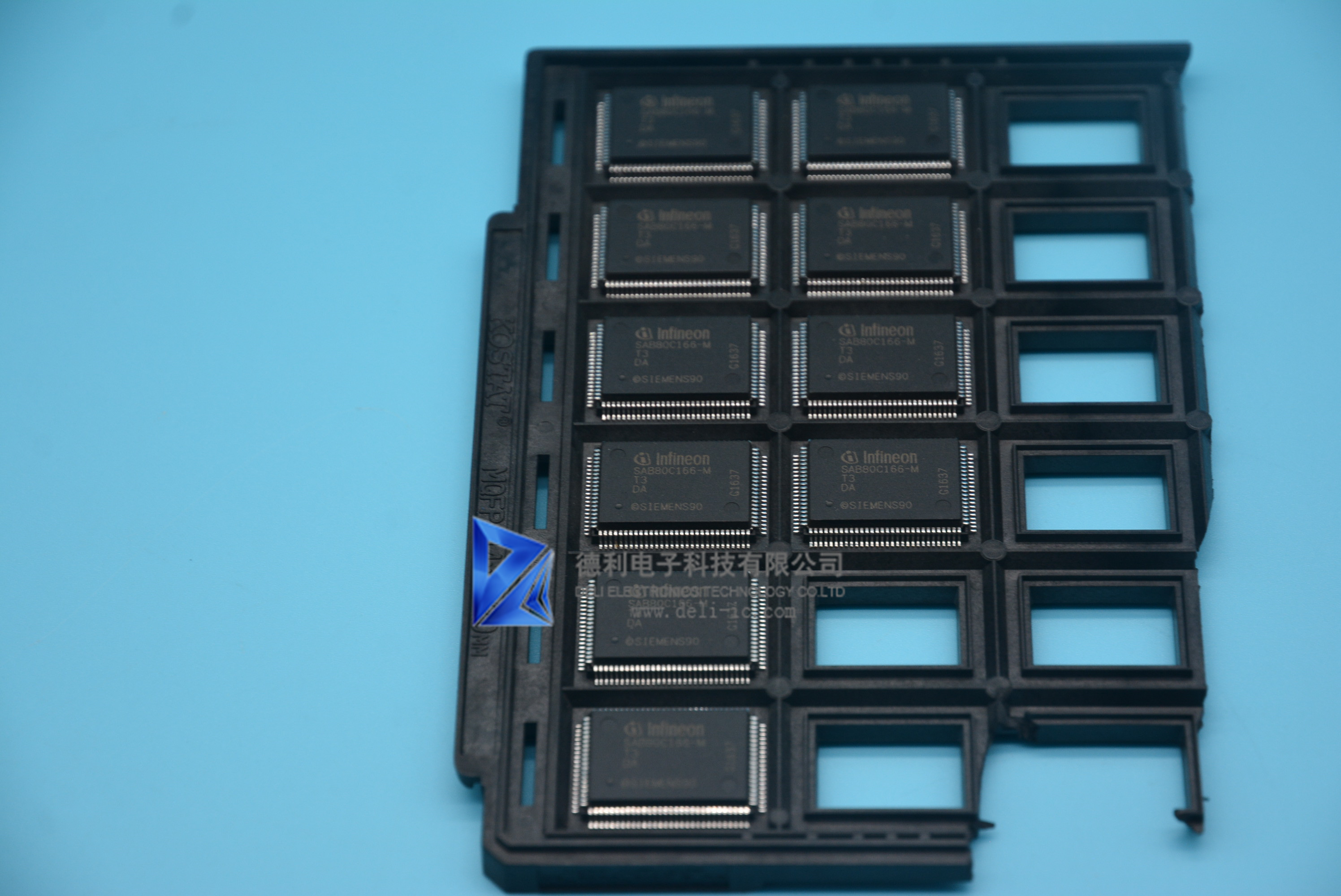 Infineo SAB80C166-M QFP100 Microcontroller IC Chip 1 KByte RAM