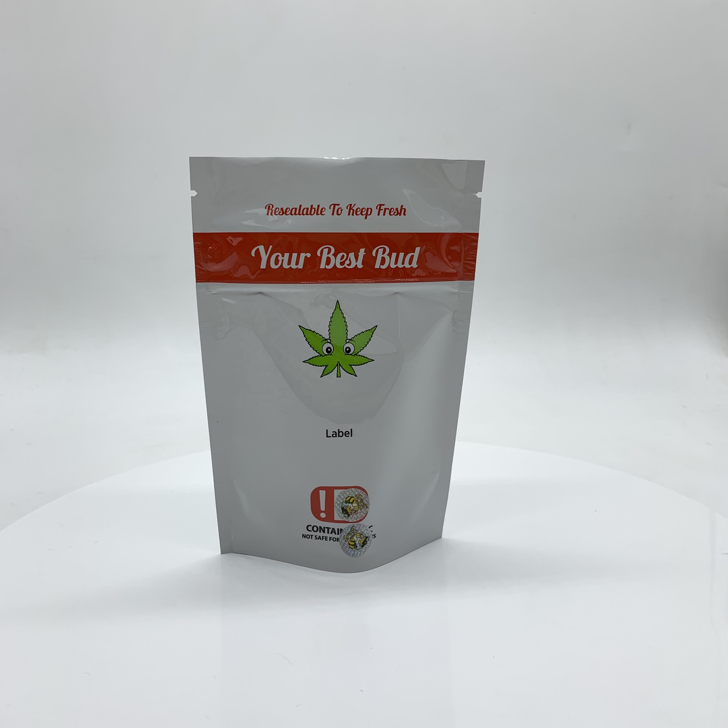 4x5 Inch Matte White Stand Up Pouch 12C Recyclable Retort Pouch