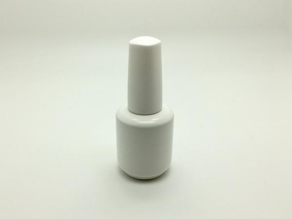white powder coating gel polish bottle thick tough coating 15ml round gel polish