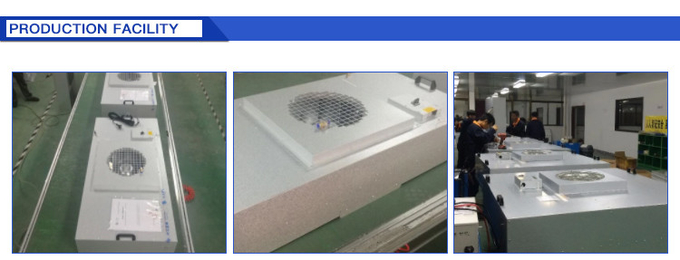 80W HEPA Exhaust Filter 1200m3/H Stailess Steel For Laminar Flow Hoods