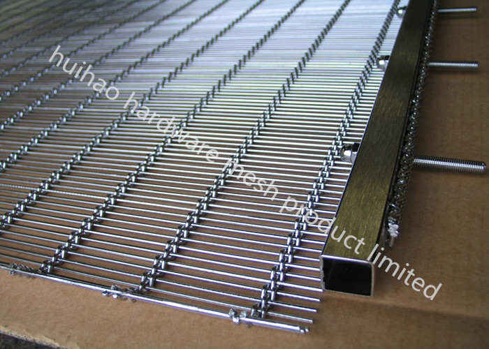 Spiral Weave Mesh Type Shopping Mall Ceiling Panel With Install Parts 950x4880mm