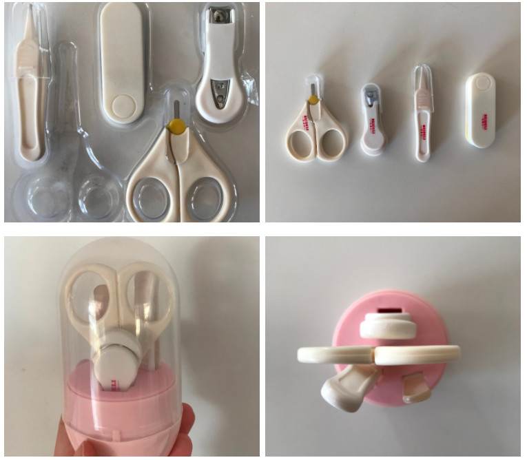 ABS Baby Nail Clipper Set Eco Friendly Box Packed 5 Pcs In 1 Set 5 Tools