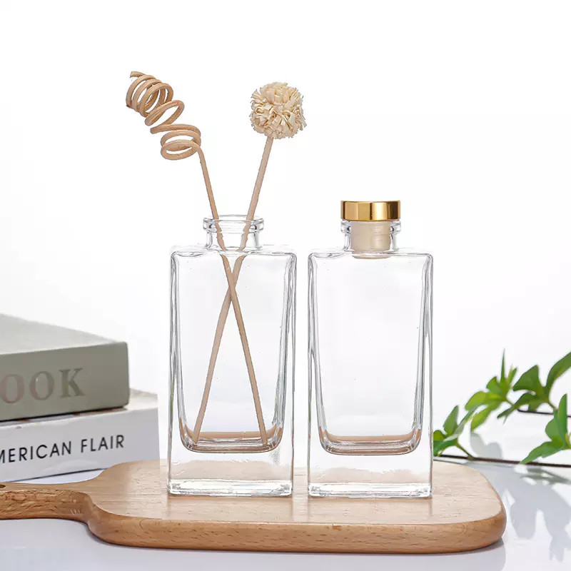 50ml Reed Diffuser Bottle Glass 200ml Reed Diffuser Perfume Bottles With Cork