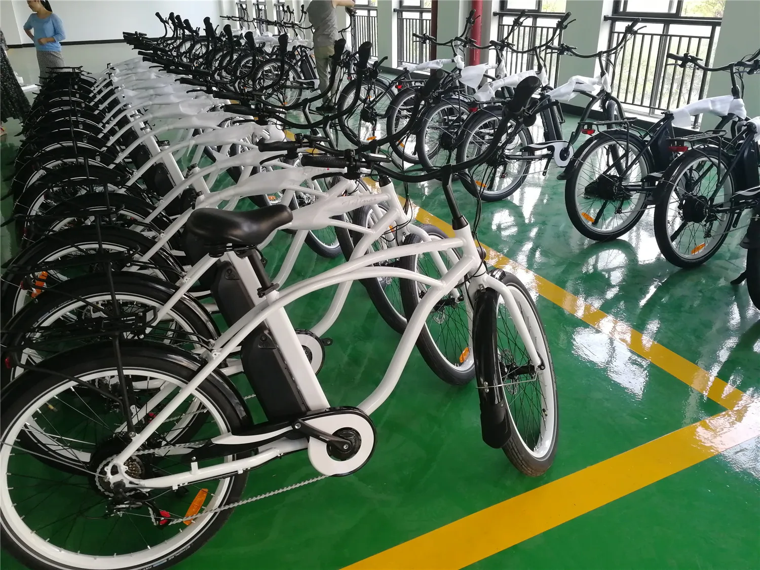 7 speed Beach Cruiser Electric Bike 48V 500W Vintage Electric Bicycle 26 Inch