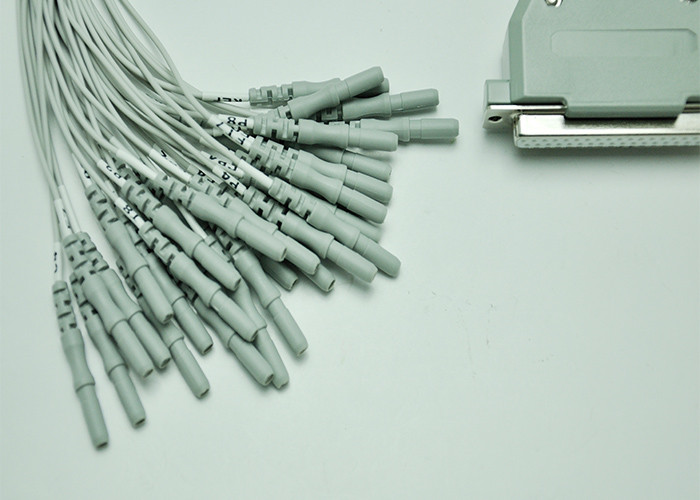 Brain Researcher Use EEG Dry Electrode ( Coated Gold , Pure Silver , Coated AgCl )
