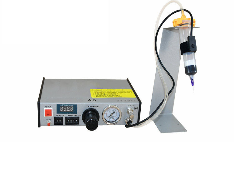Digital display dispenser machine A6 Spit interval time regulation: 0.1-9.9S