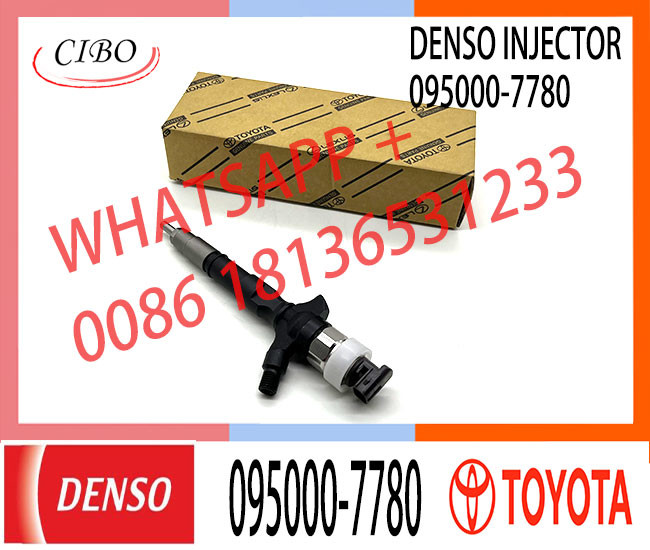 High Quality Cars Common Rail Engine Fuel Diesel Injector Nozzle 23670-39310 095000-7780 For Toyota Hilux 3.0 d4d 1kd