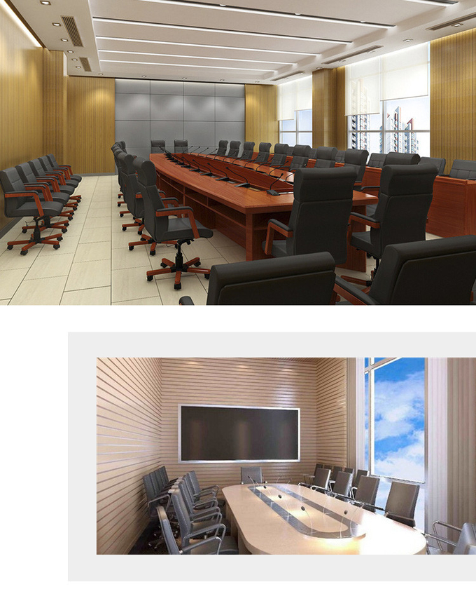 MDF Wooden Acoustic Slats Interior Wall Panel 2400*600*22mm