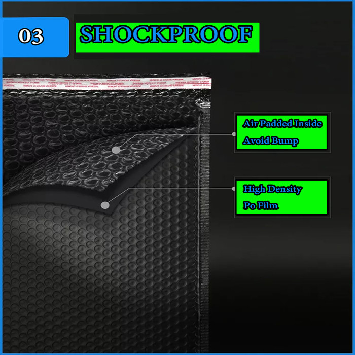 Premiumization Co Extruded Poly Bubble Mailers , Padded Plastic Bubble Mailer