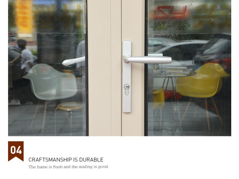 Insulated glass Restaurant 2mm Aluminum Bifold Windows