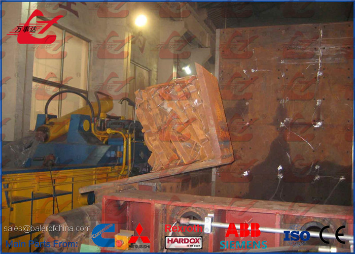 30kW Motor Hydraulic Metal Scrap Baling Press Machine Mitsubishi PLC Controlled