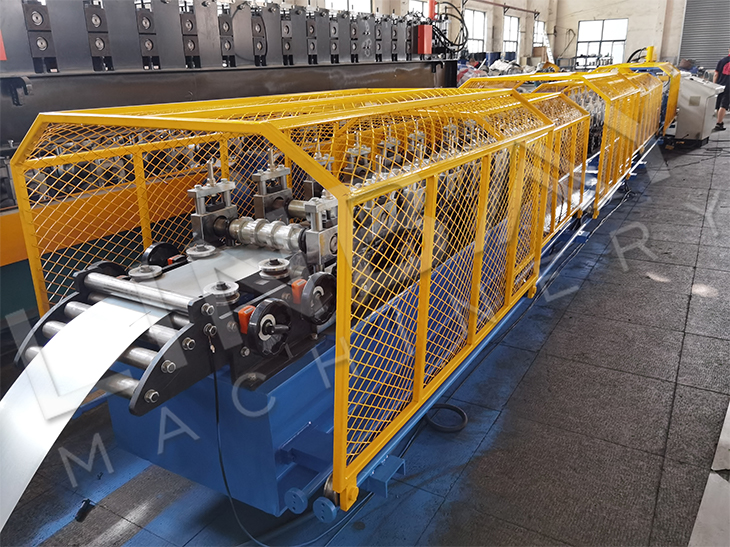 Fire Door High Speed Post Hydraulic Punch Metal Door And Window Roll Forming Machine