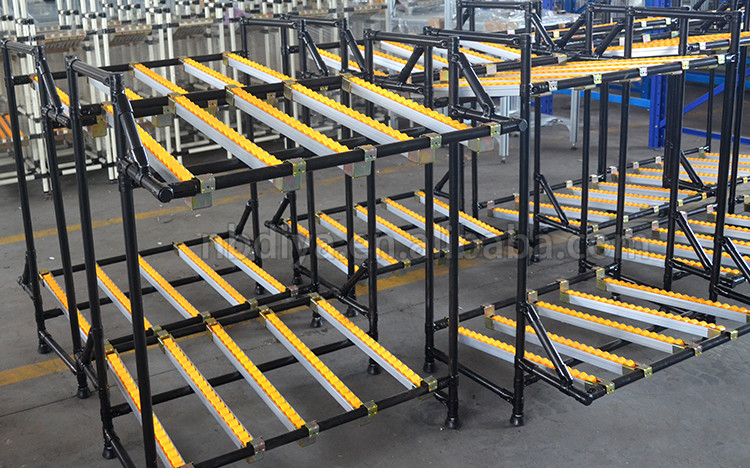 Colorful Pipe Storage Systems , Pipe Storage Rack Corrosion Resistance