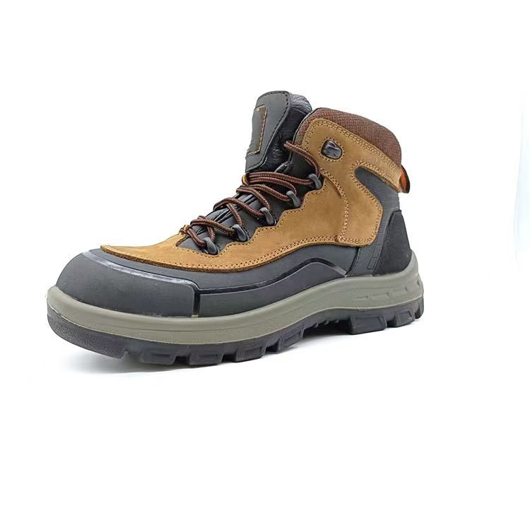 Men Low Top Hiking Working Shoes Steel Toe Anti Puncture Outdoor Safety Boots