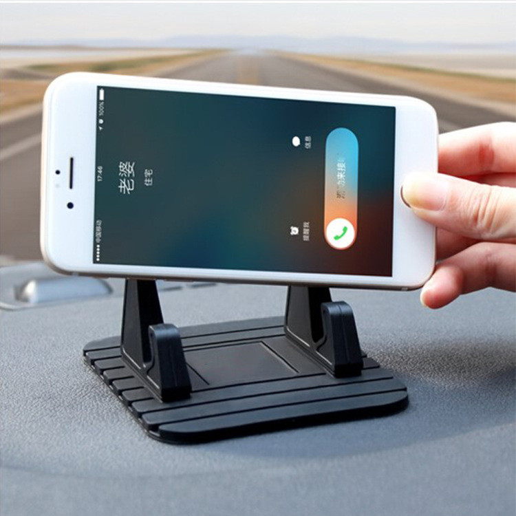 Silicone Car Phone Holder Car Phone Mount Silicone Car Pad Mat For Dashboards Slip Free Desk Phone Stand Holder