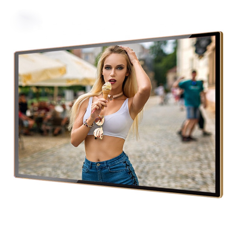 Manufacturer 50 inch wall mount multimedia digital signage kiosk outdoor advertisement display tv