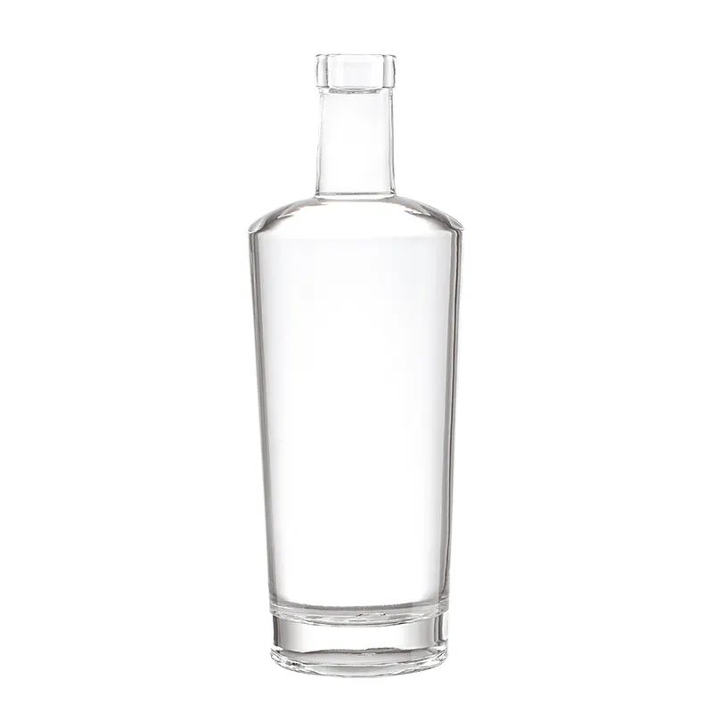 500ml 700ml 750ml Cork Whisky White Liquor Water Sauce Fruit Embossed Vodka Bottle