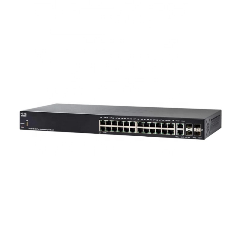 New Original SG350-28P-K9 Managed Rack-mountable 24 X 1G PoE+ Ports 2 X 1G Copper / SFP Combo + 2 SFP Uplinks Switch