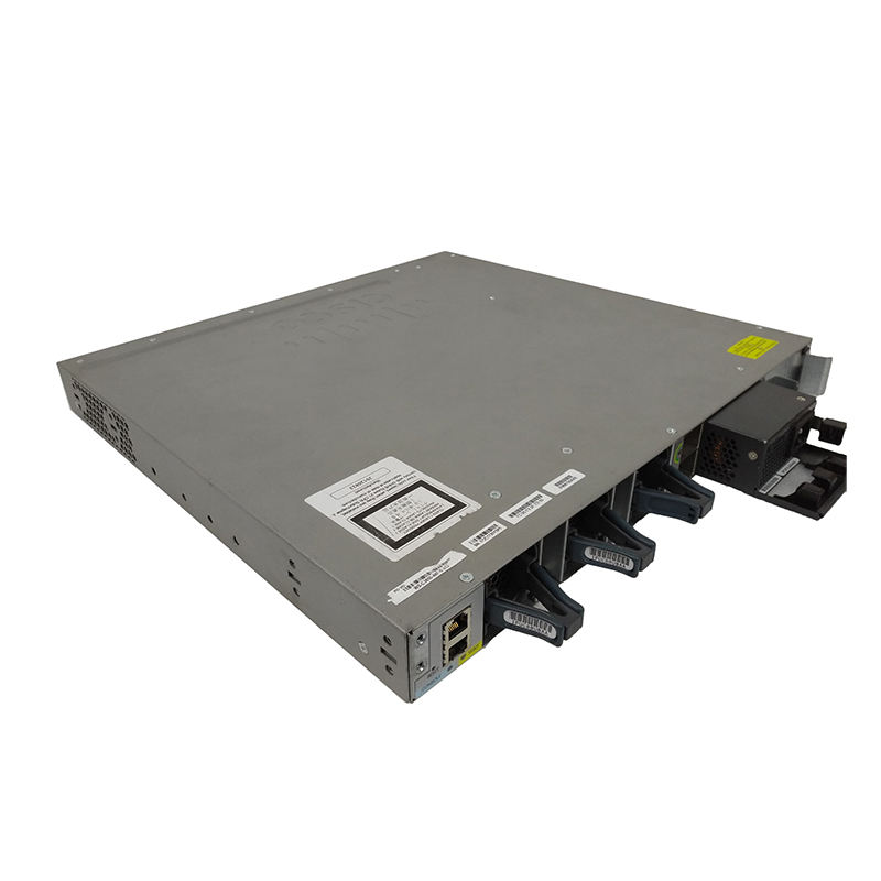 Customizable WS-C3850-48F-S C3850-48F Switch Layer 3 48 * 10/100/1000 Ethernet POE Ports IP Base Managed- Stackable