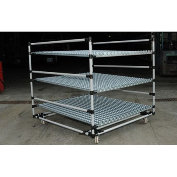Metal tube connectors for Lean Pipe and Pipe joint Racking System connecting