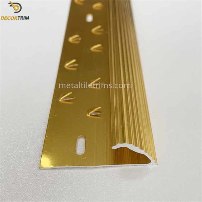 7.7mm Fluted Carpet Trim For Carpet Edge Decoration Protection