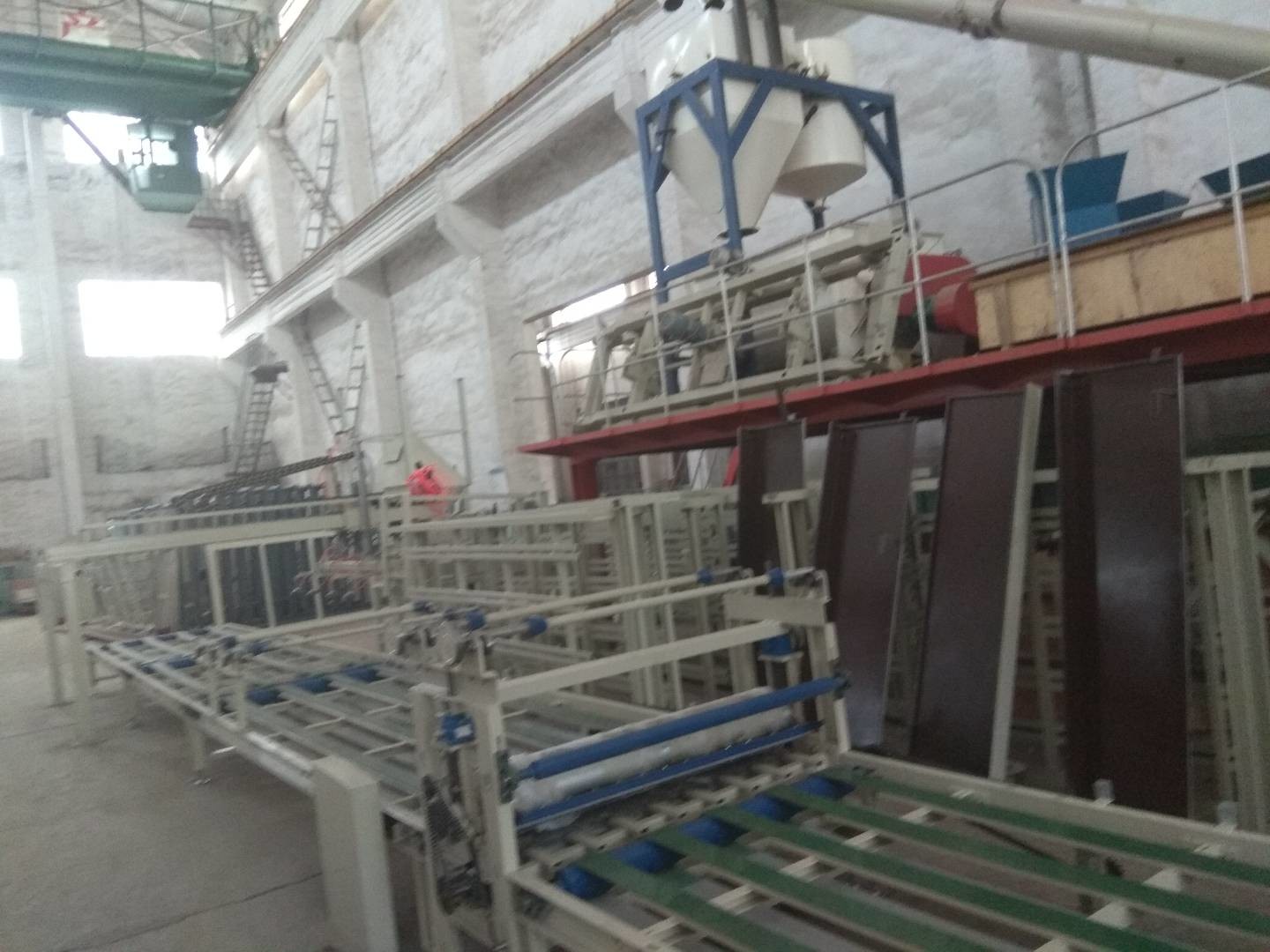 Magnesium Oxide Fire Proof Board Making Machine , Fiber Cement Board Machine