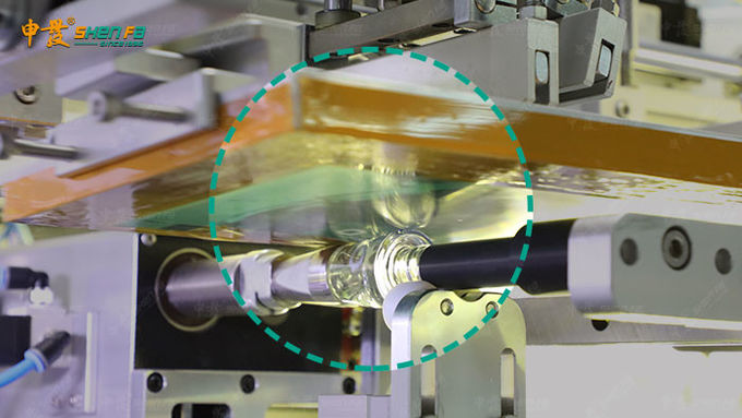 Full Servo 3-color Silk Screen Printing Machine With Vision Camera Positioning For Cone Bottle SF-MP310