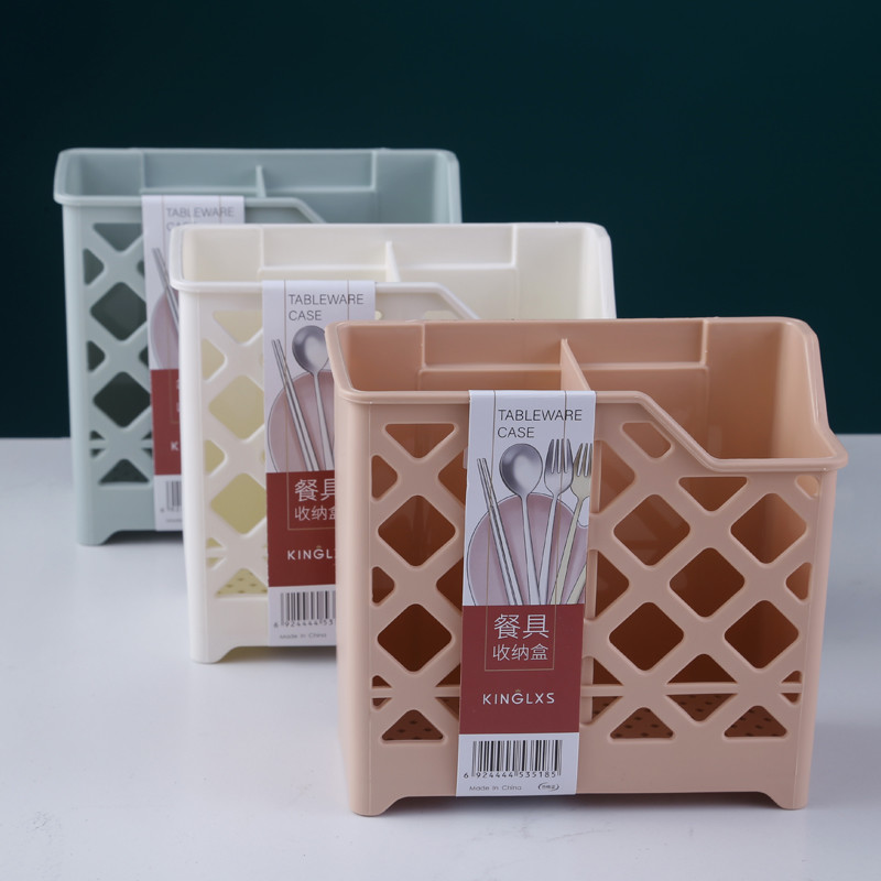 Two Three Lattice Chopsticks Cage Receive Spoon Fork Knife