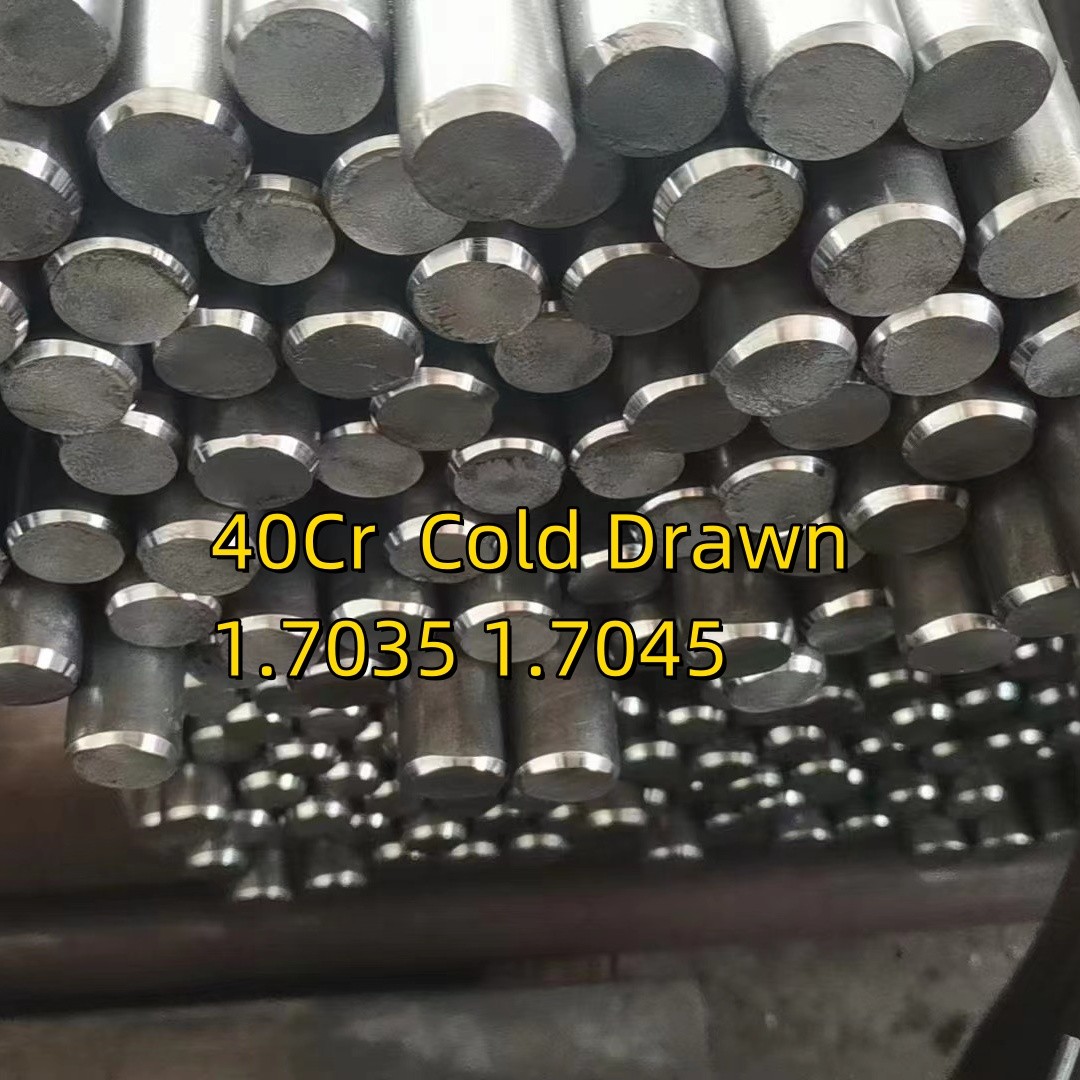 40Cr 1.7035 Q+T 25mm Dia 2500mm Length Cold Drawn Round Bar Bright Surface H9 Tolorance HRC 28-32