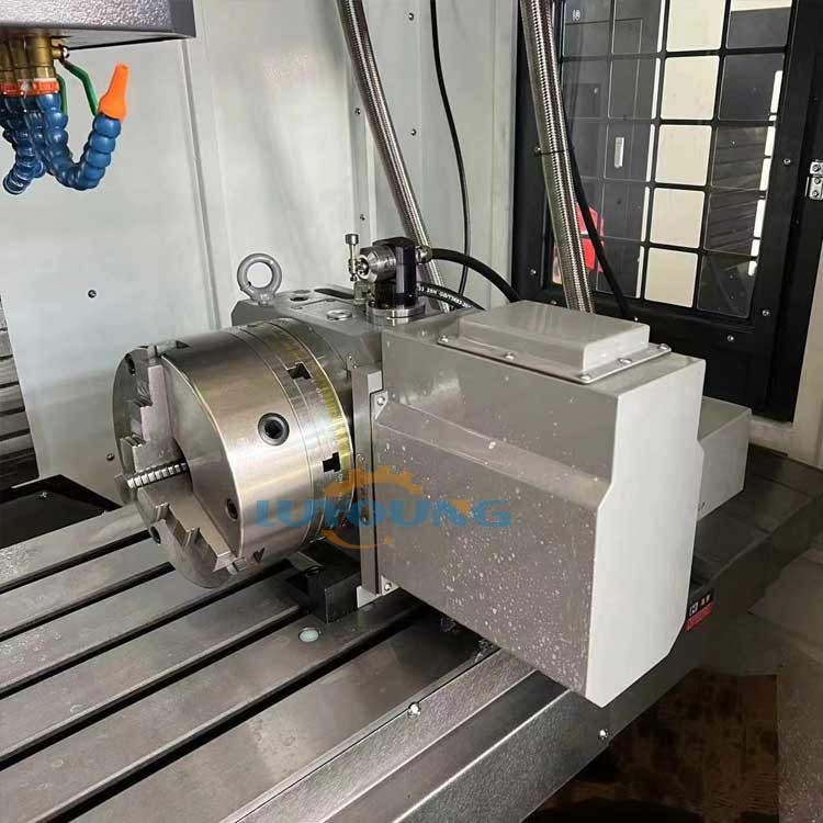 VMC 640 4th Axis Cnc Milling Machine Module Process 4 Axis Cnc Vertical Machining Center