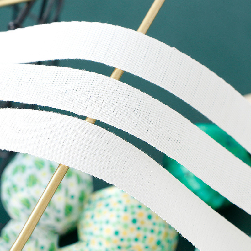 10mm-50mm Papermart Wired Ribbon FSC Degradable Plain Pattern Paper Ribbon