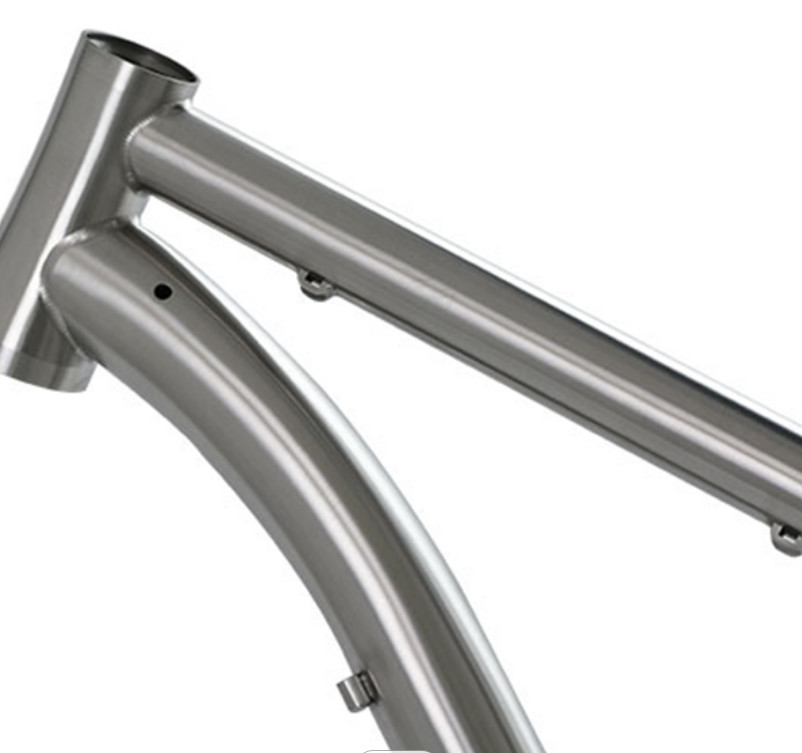 Gr.9 Welding Titanium Bike Frame , Mountain Titanium Bicycle Frame 1.5-1.6kg Weight