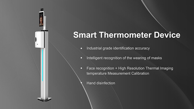 1000ml Automatic Soap Dispensers 0.3m Human Body Infrared Thermometer