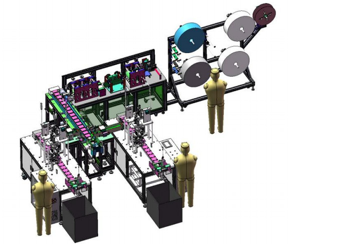 N95 Mask making machine /3D folding mask making machine
