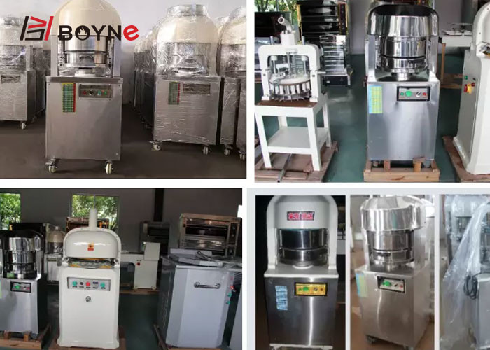Pastry Automatic Dough Divider With Rounder Moulder Stainless Steel