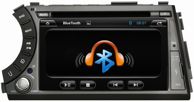 Ouchuangbo Android 4.2 DVD GPS Navi 3G Wifi Bluetooth TV Radio Stereo Ssangyong Actyon Sports 2005-2013 OCB-7066C