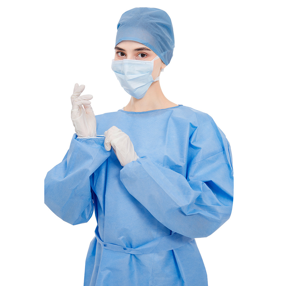 Non Sterilized Disposable Isolation Gowns Level 2 Level 3 OEM ODM