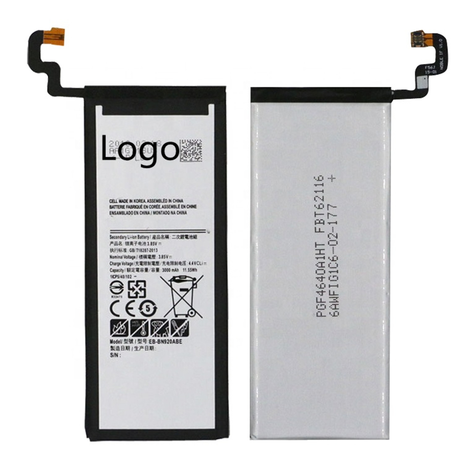 Cell Phone Lithium Ion Polymer Rechargeable Battery Replacement , N920 EB BN920ABA Battery