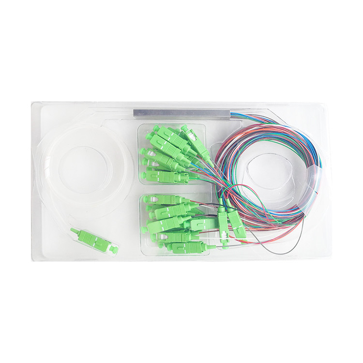 Fiber Optic Anatel 1x32 Lc Apc Connector Divisor SC Mini Plc Splitter