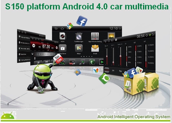 Ouchuangbo Pure Android 4.0 DVD Multimedia Stereo Player for Ford Ranger 2013 GPS Navi iPo