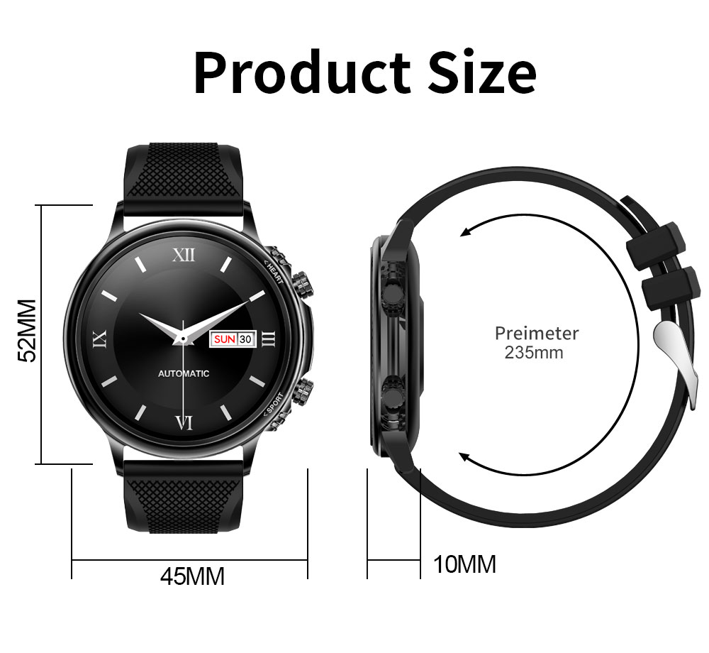 High Definition GR5515 Full Touch Smartwatch Multi Dial Switching