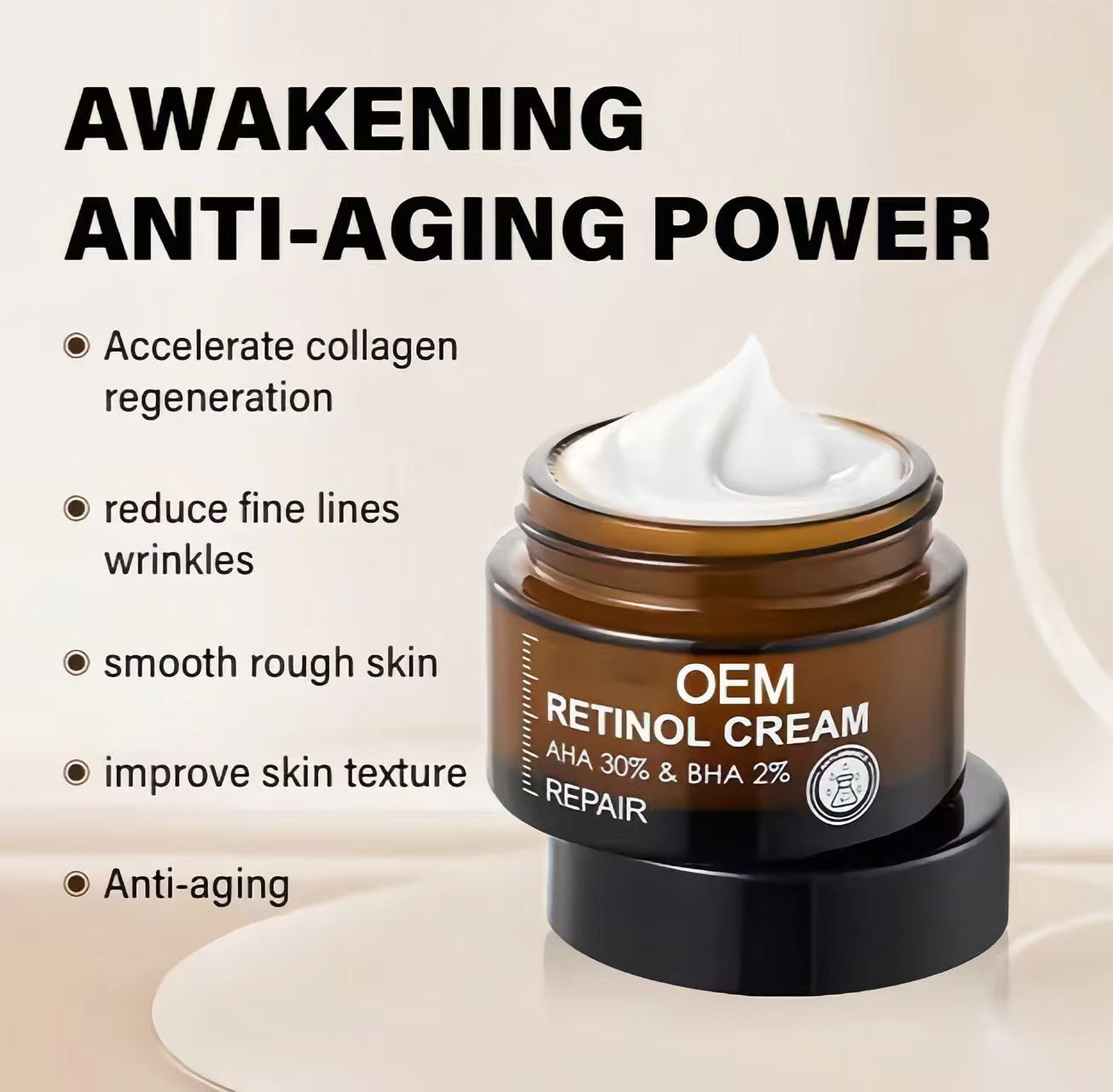 Cream Skin Care VC Anti Aging OEM Moisturizing Face Cream