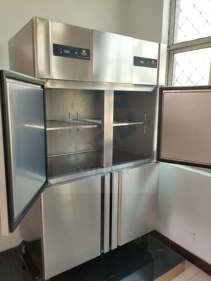 SS201 Vertical Stainless Steel Freezers 1200x700x1960mm