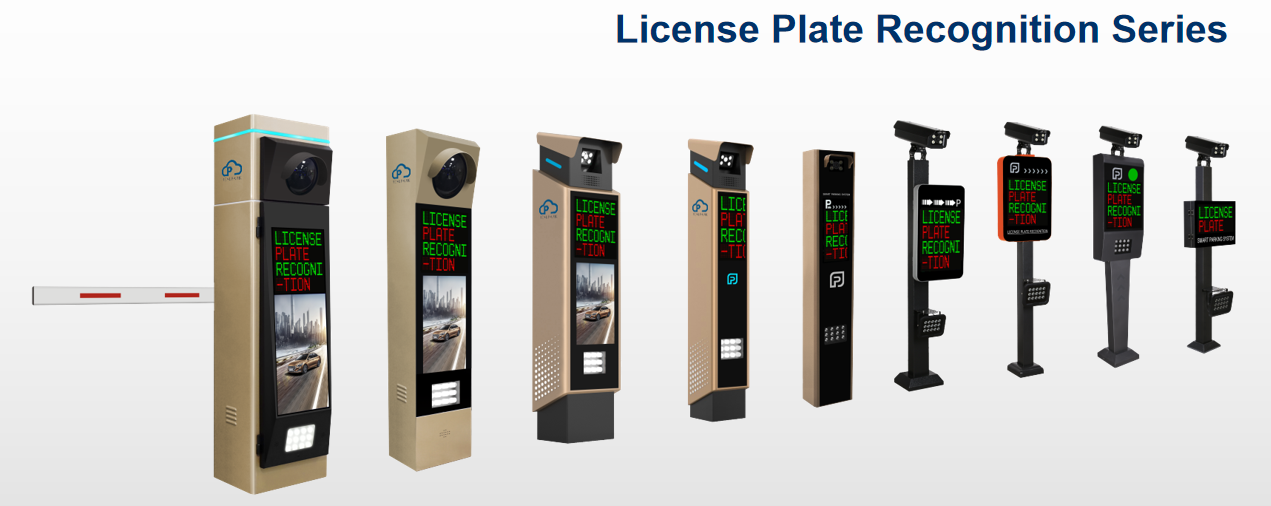 Parking Lot Management System with 4 Lines LED Display LPR Machine