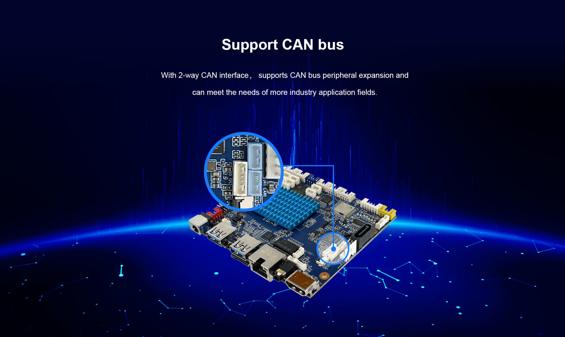 H-3568 Smart HMI Motherboard Mali-G52 2EE Support 1Tops computing power