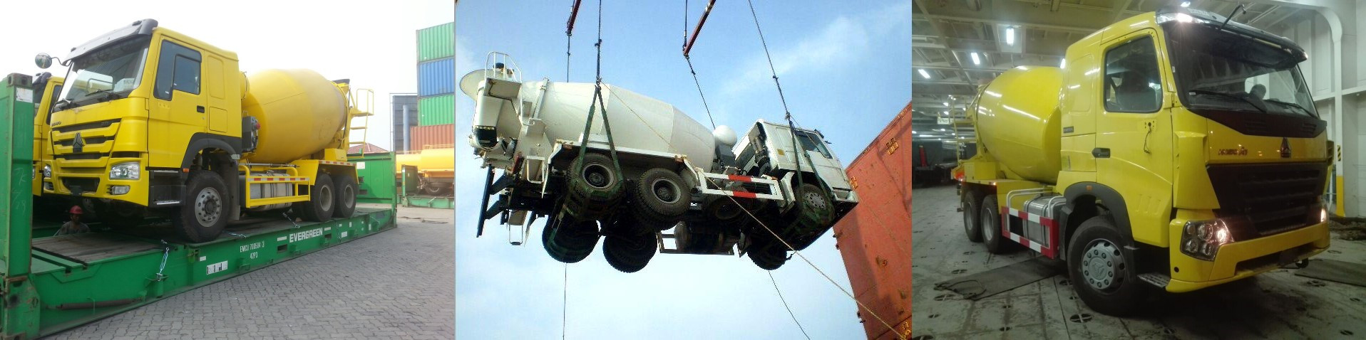Howo On Site Concrete Mixing Truck , 10cbm Concrete Transit Mixer Truck