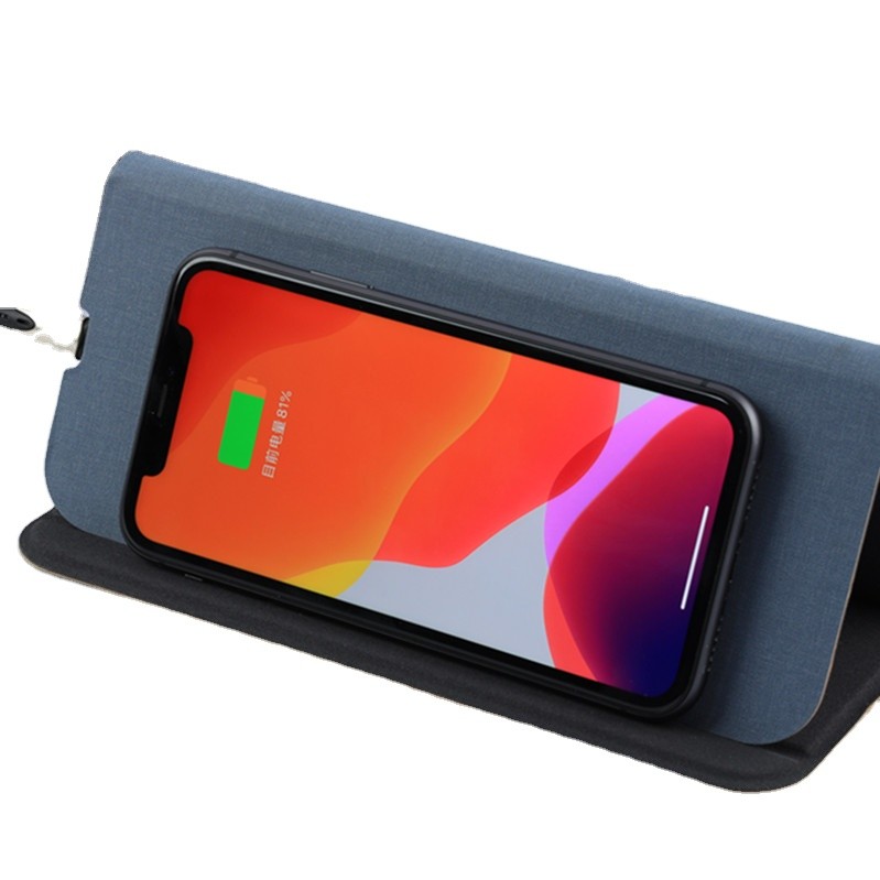 Portable FCC Foldable Wireless Charging Mouse Pad Magnetic Suction