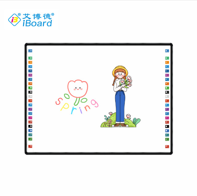 Iron Sheet IR Interactive Whiteboard With Windows Operating System And USB Data Port School Educational Use Equipment Electronic IR interactive