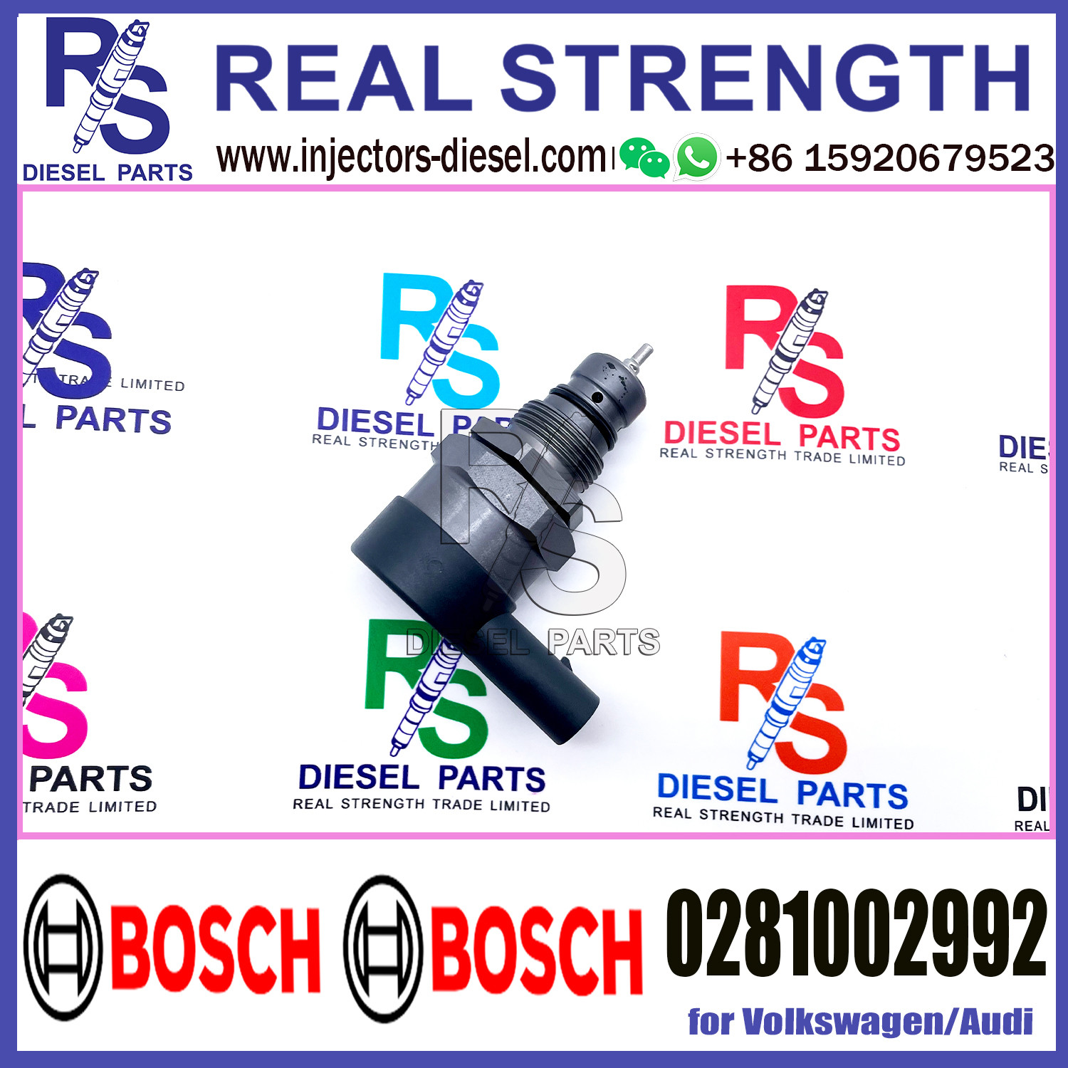 BOSCH Control Valve 0281002991 0281002992 DRV Regulator Solenoid 0281002992 0281002991 for Volkswagen/Audi A4 A6