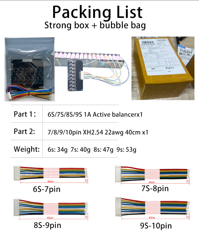 1A 9S Active Equalizer Lipo / Lifepo4 Battery Energy Transfer Equalization